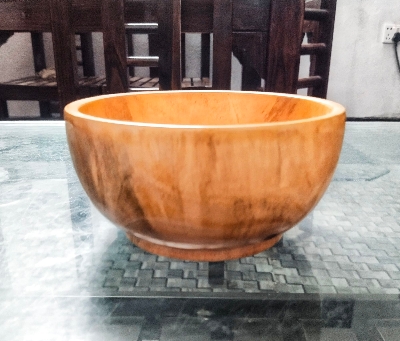 Picture of Handmade Durable Children Tableware Natural Eco Friendly wooden Baby Bowl - Multicolor