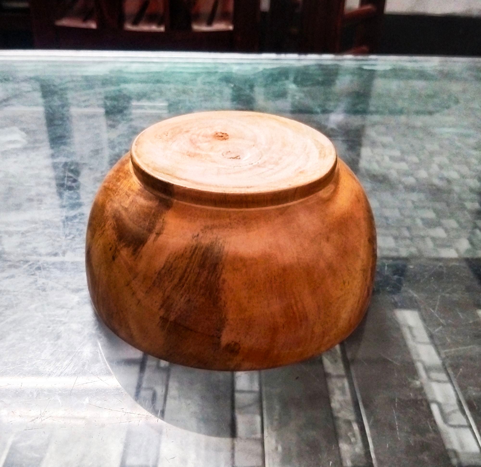 Picture of Handmade Durable Children Tableware Natural Eco Friendly wooden Baby Bowl - Multicolor