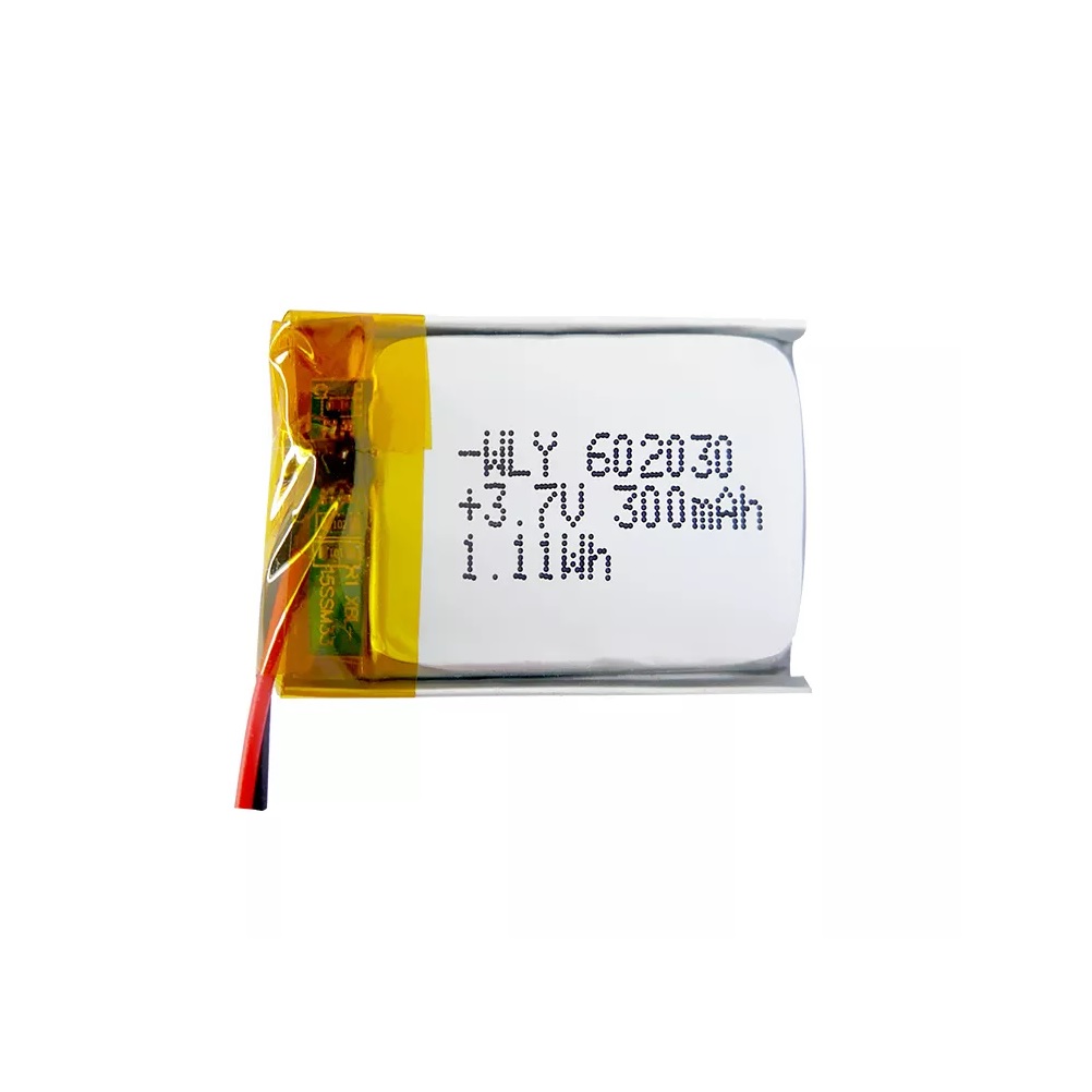 Picture of 3.7V 300mAh Li-Po BatteryLithium Polymer (LiPo) Battery Single Cell Rechargeable Battery for DIY Projects RC Toys and Wearable Devices(Silver)