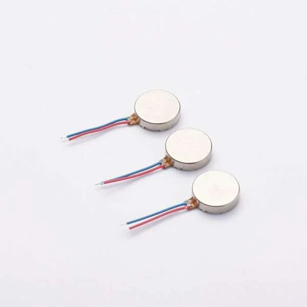 Picture of 0820 Mini Coin Vibration Motor 8mmX2.1mm ideal for mobile phones, wearables, and compact electronics.”(Silver)