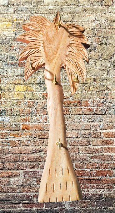 Picture of Wooden Hanging Key Holder  ( Guitar Shape ) - Multicolor