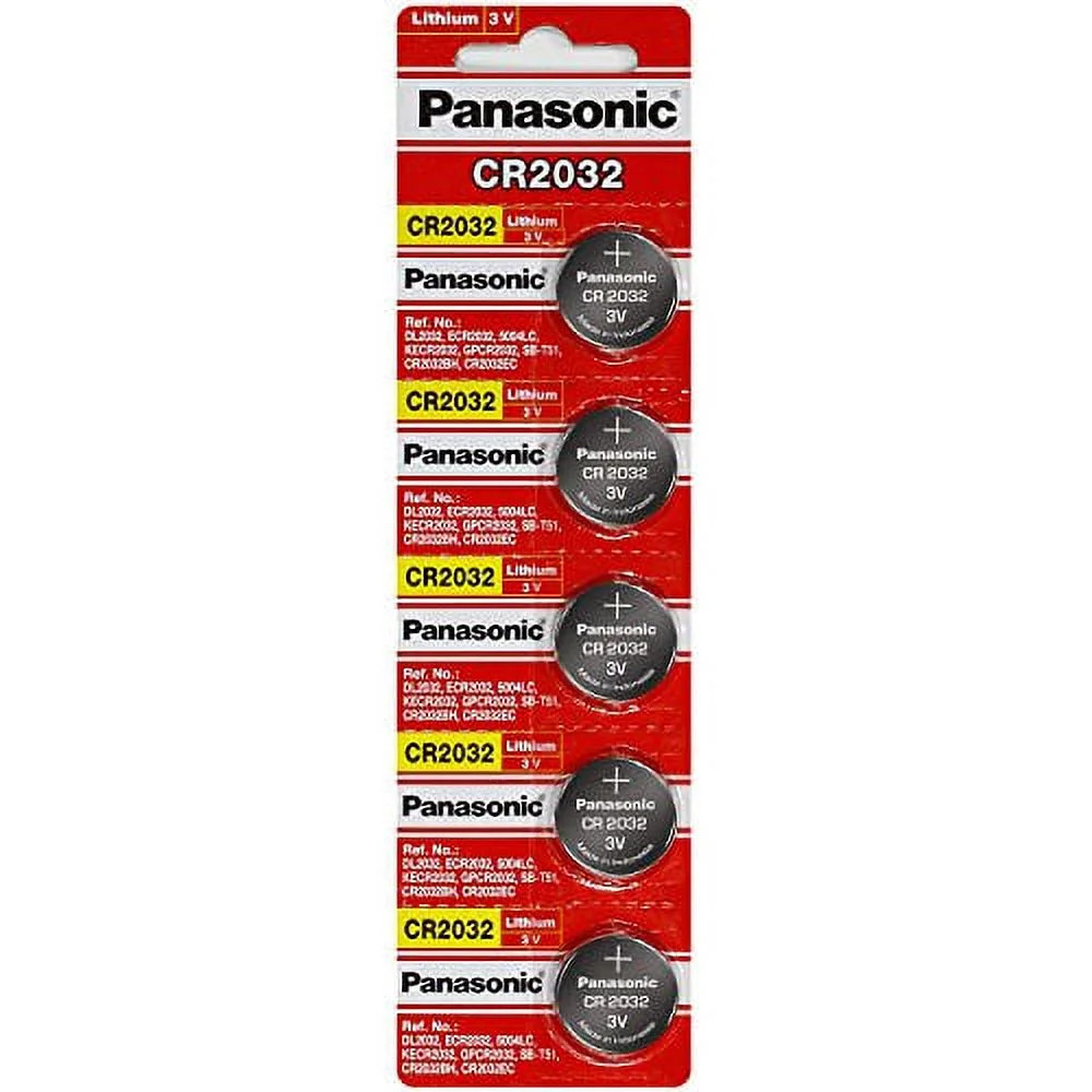 Picture of CR2032 3V Button Cell Battery | Lithium Coin Cell for Motherboard, Watch & Car Remote | CR2032(Silver)