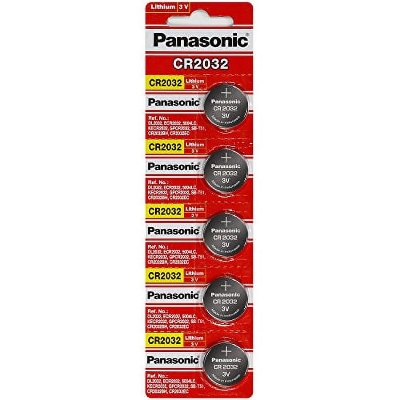 Picture of CR2032 3V Button Cell Battery | Lithium Coin Cell for Motherboard, Watch & Car Remote | CR2032(Silver)