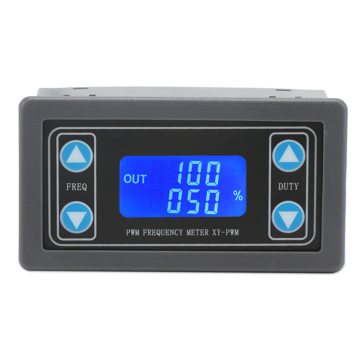 Picture of Adjustable PWM Signal Generator 1Hz–150KHz | 1-Channel Frequency Generator Module with LCD Display(Black)
