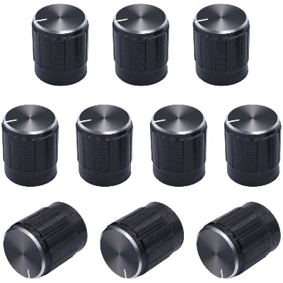Picture of Rotary Control Knob for Potentiometer & Rotary Encoder-2pc(Black)
