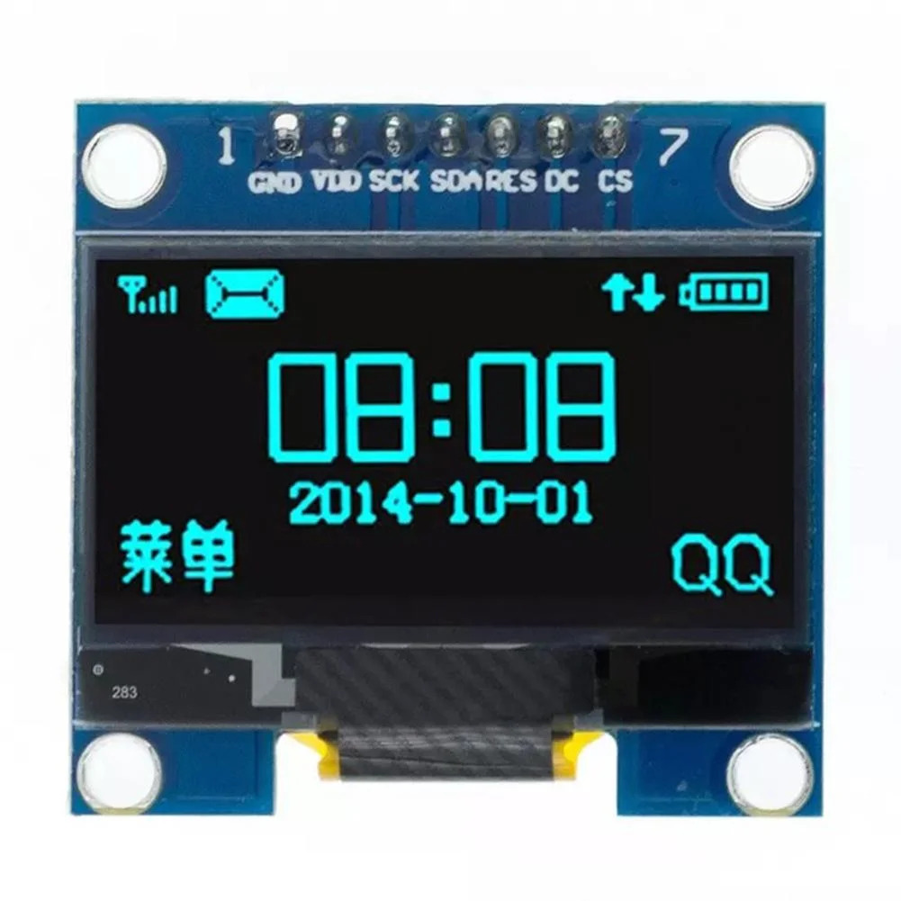 Picture of 1.3 Inch I2C OLED Display Module 128x64 for Arduino, ESP32 & Microcontrollers(Blue)