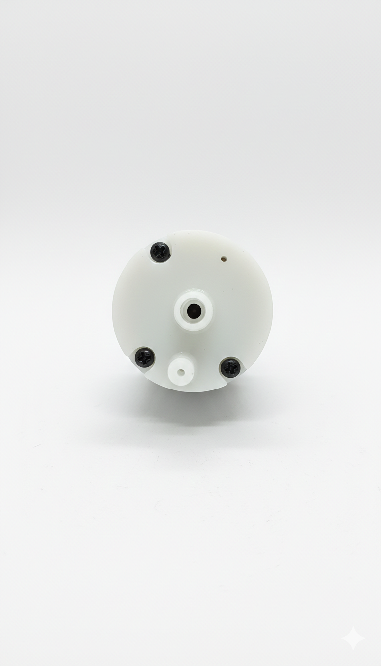 Picture of 6V-12V DC RF-370 Mini Diaphragm Air Pump for Fish Tank Oxygenation, Hydroponics and Blood Pressure Monitor – Portable & Low Noise(White)