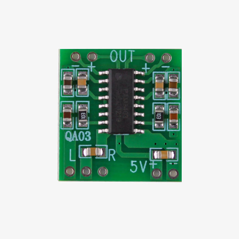 Picture of PAM8403 5V Mini Digital Audio Amplifier Board (3W+3W) - High Efficiency Stereo Module(Green)