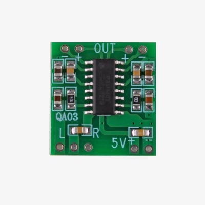 Picture of PAM8403 5V Mini Digital Audio Amplifier Board (3W+3W) - High Efficiency Stereo Module(Green)