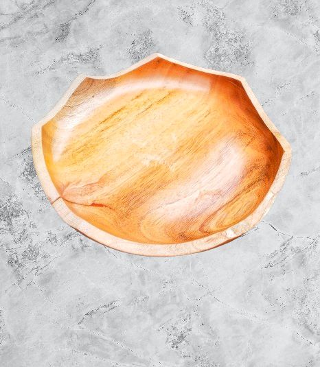 Picture of Stylish High Quality Wooden Fruit Serving Tray Plate  ( 10 INCH ) - Multicolor