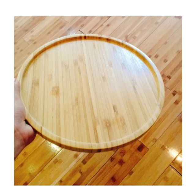 Picture of 14 inch Wooden  Charger Plate, Tray Modern And Luxury Charger Plate for Home Hotel Restaurant Wedding parties bulk Quantity wholesale - Multicolor