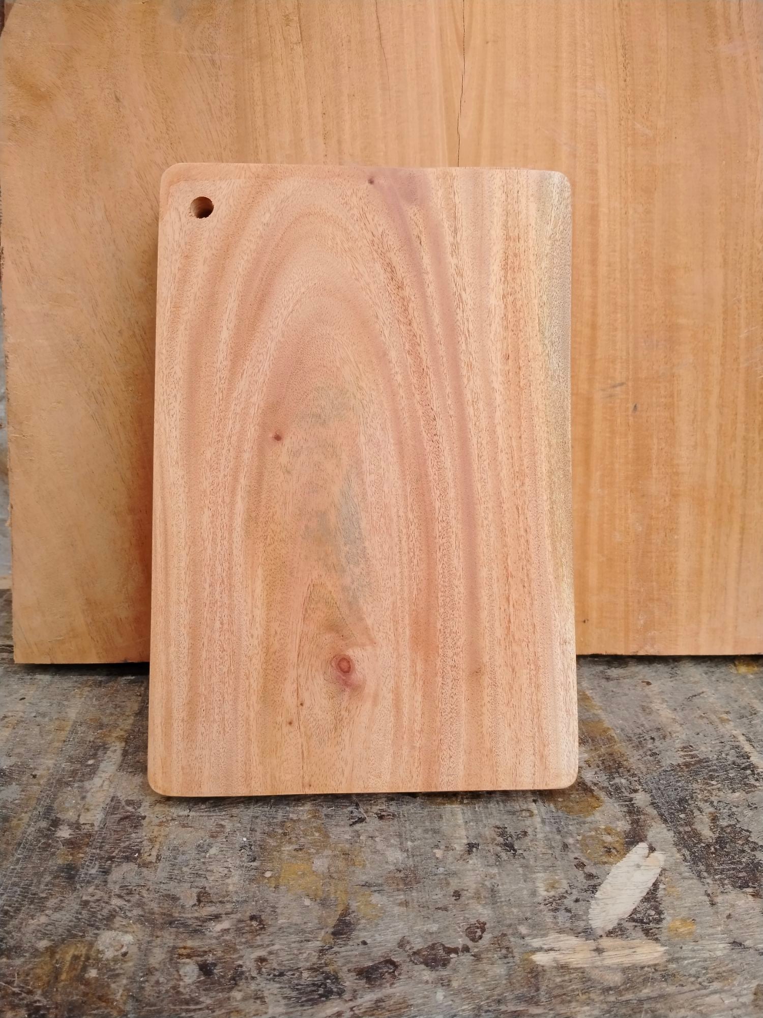 Picture of Wooden Small Size  Chopping Board (6 inch * 12 inch ) - Multicolor