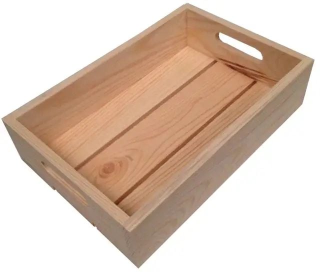 Picture of Wooden Crate Boxes Storage Apple fruit vegetable shelf - Multicolor