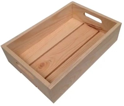 Picture of Wooden Crate Boxes Storage Apple fruit vegetable shelf - Multicolor