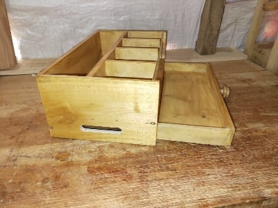 Picture of Coffee and Tea Organizer for Countertop with Drawer Coffee Organizer - Multicolor