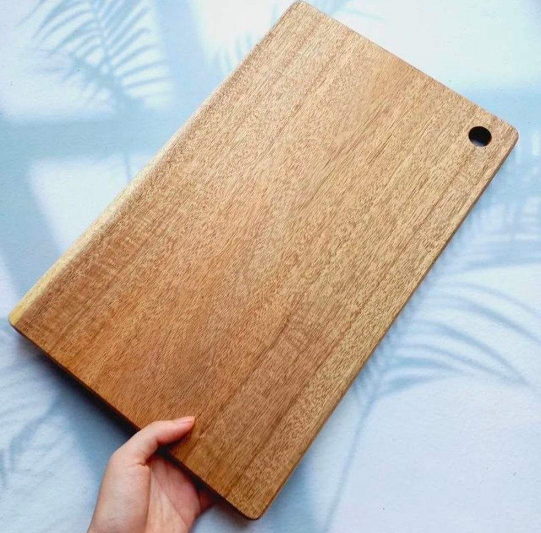 Picture of Mahogany Wooden Chopping Board (12 inch *8 inch) - Multicolor