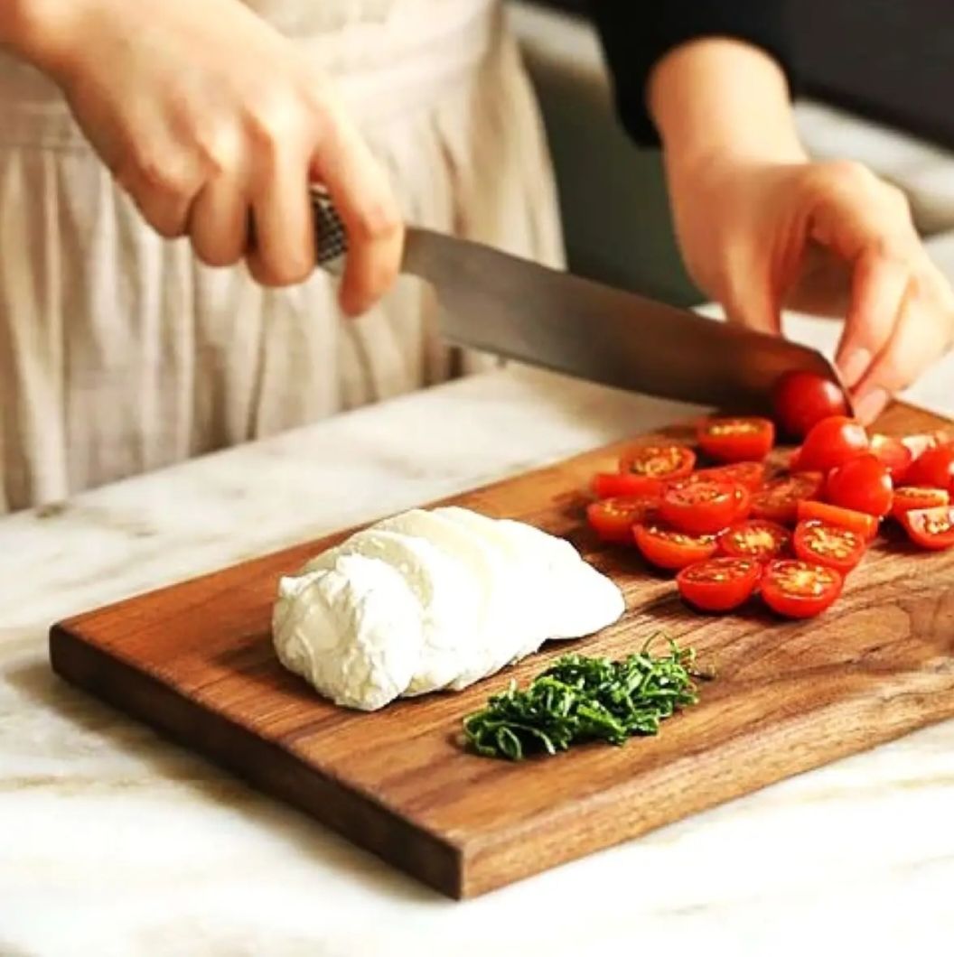 Picture of Mahogany Wooden Chopping Board (12 inch *8 inch) - Multicolor