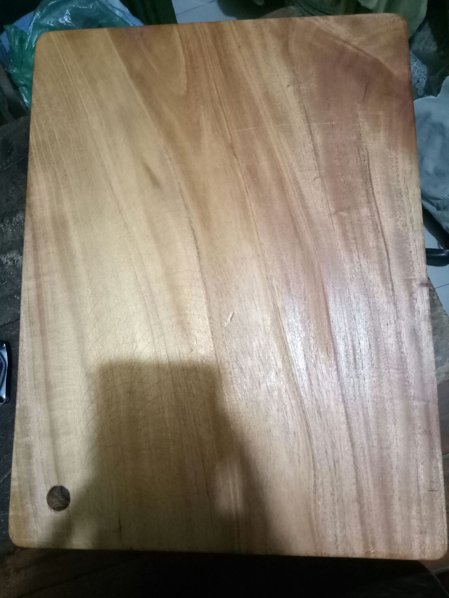 Picture of Big Size Wooden Chopping Board ( 16 Inch by 12 Inch ) - Multicolor