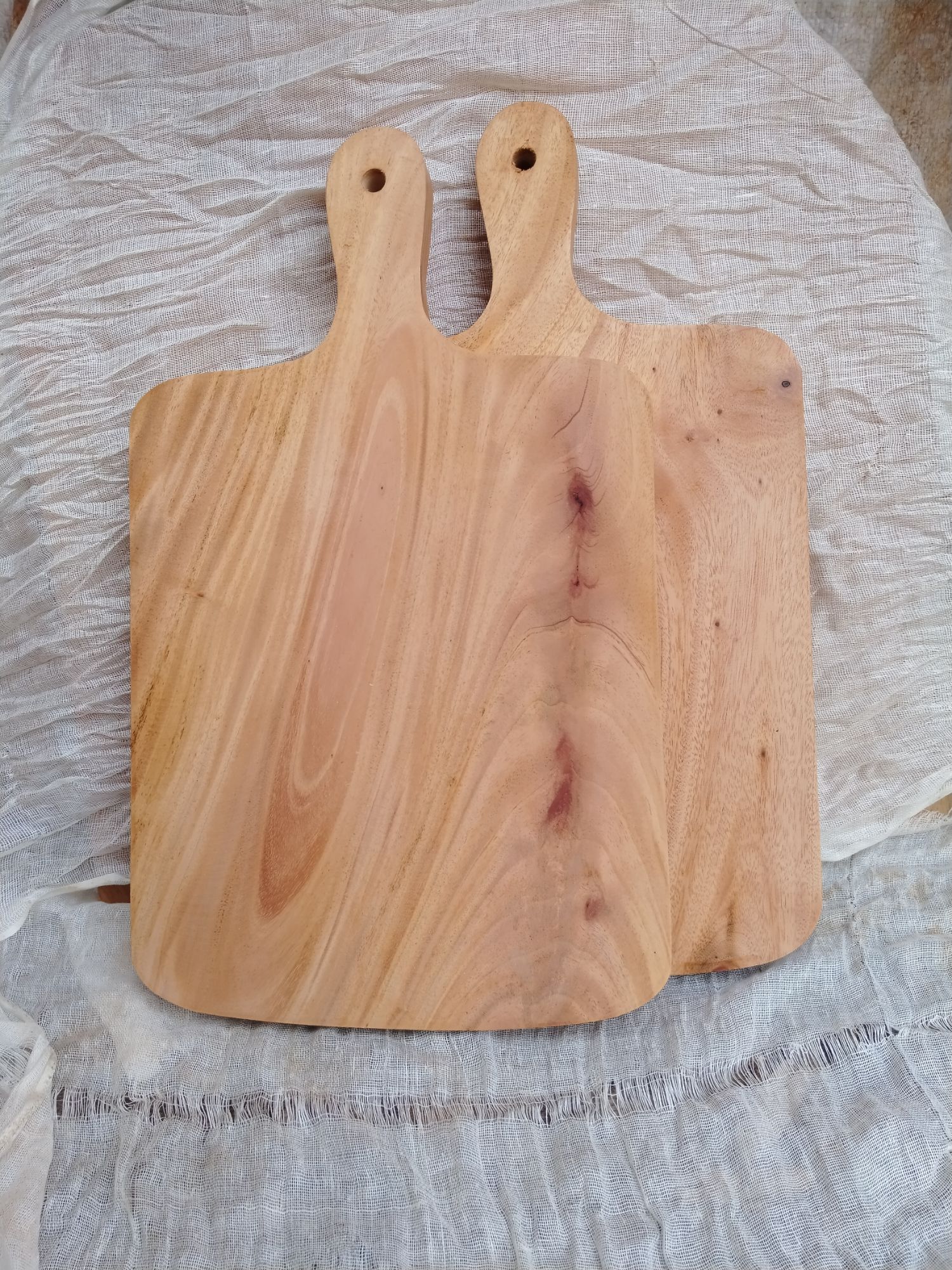 Picture of Vietnam style wooden chopping board ( 17 INCH by 10 inch) - Multicolor
