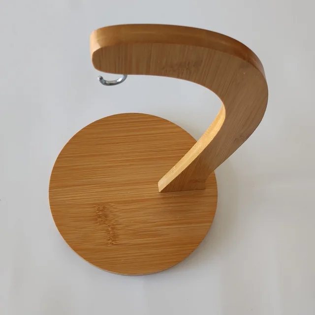 Picture of Wooden banana stand holder high quality wood for hotel, office and home - Multicolor