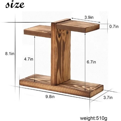 Picture of Household living room solid wood multi-layer flower shelf creative pot plant storage shelf indoor balcony flower rack ( without flower vase ) - Multicolor