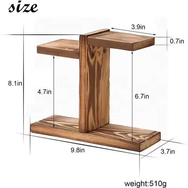 Picture of Household living room solid wood multi-layer flower shelf creative pot plant storage shelf indoor balcony flower rack ( with 4 flower vases ) - Multicolor