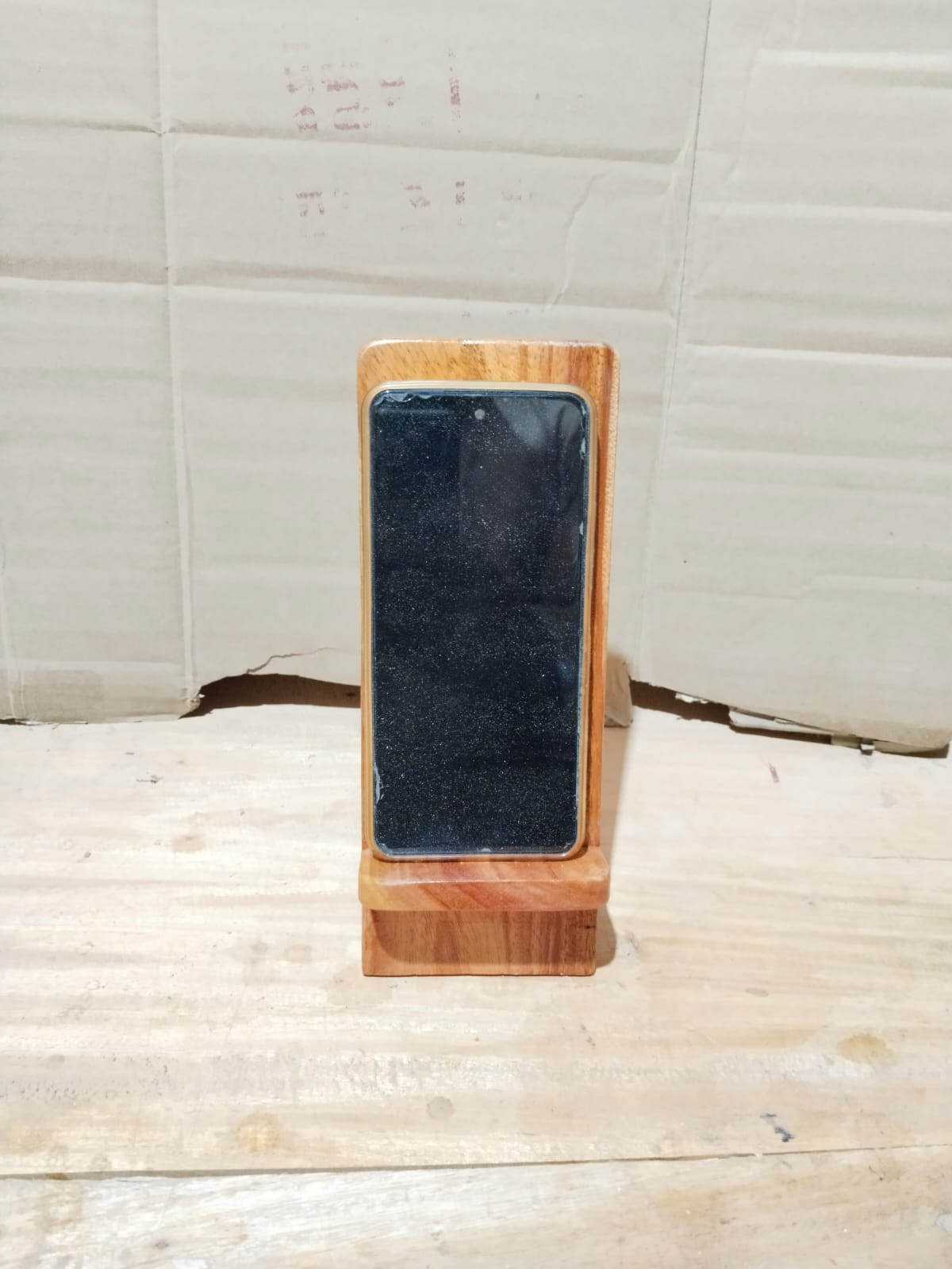 Picture of Wooden Phone Holder Stand Mobile Smartphone Support Tablet Stand-Multi design - Multicolor