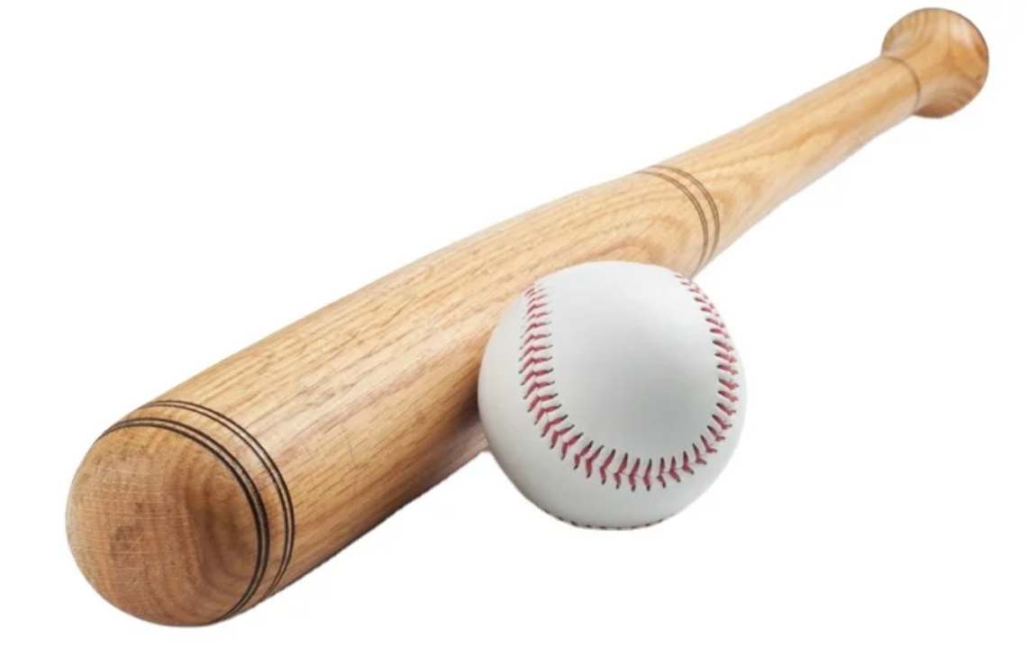 Picture of 34-Inch Baseball Bats Wooden Craft Bats Perfect DIY Projects Painting Party Ball Sports Enthusiasts - Multicolor
