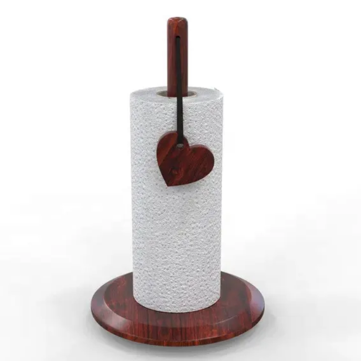 Picture of TIMBER ZONE  Handicrafts Compact Wooden Napkin Holder with Stylish Design - Multicolor
