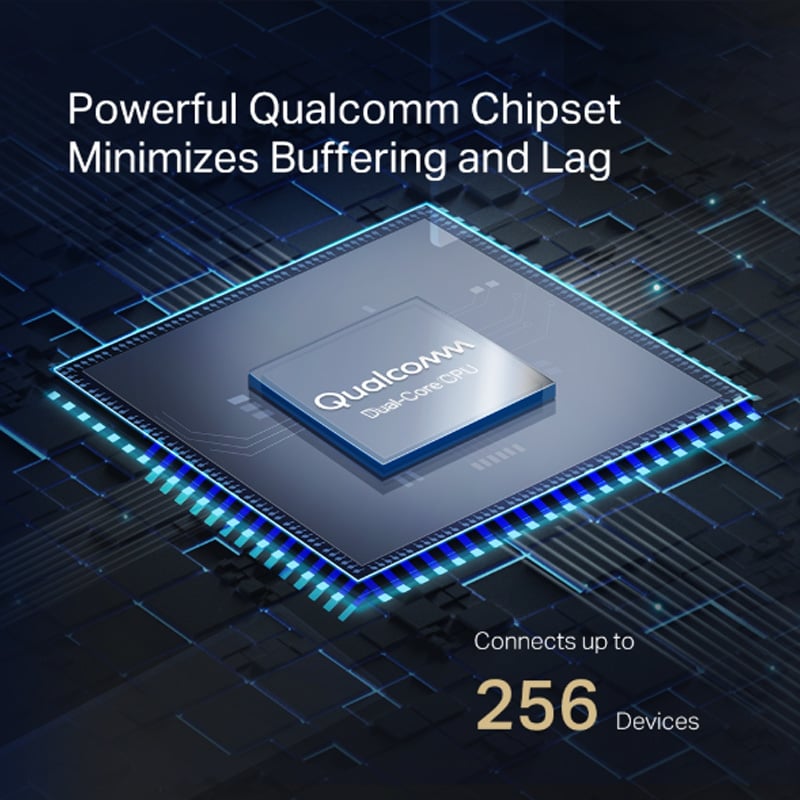 Picture of Mercusys MR80X V2.2 AX3000 Dual-Band Wi-Fi 6 Gigabit Router WiFi Speed up to 2402Mbps/5GHz + 574Mbps/2.4GHz, Gigabit 3 LAN Ports, 1 WAN Port Ideal for Gaming