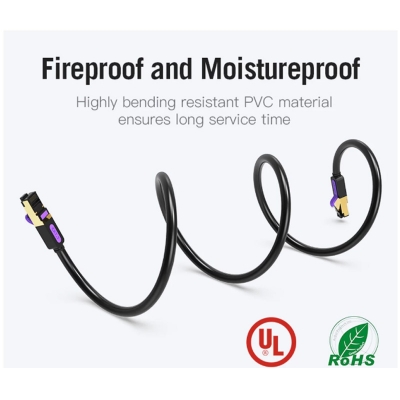 Picture of Vention Cat-7 3 Meter, Black Network Cable