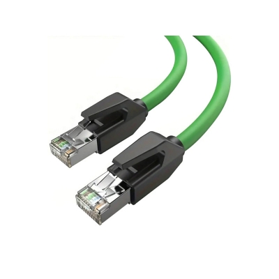 Picture of Vention IBPGI Cat-6A SFTP, 3 Meter, Green Network Cable #IBPGI Patch Cable