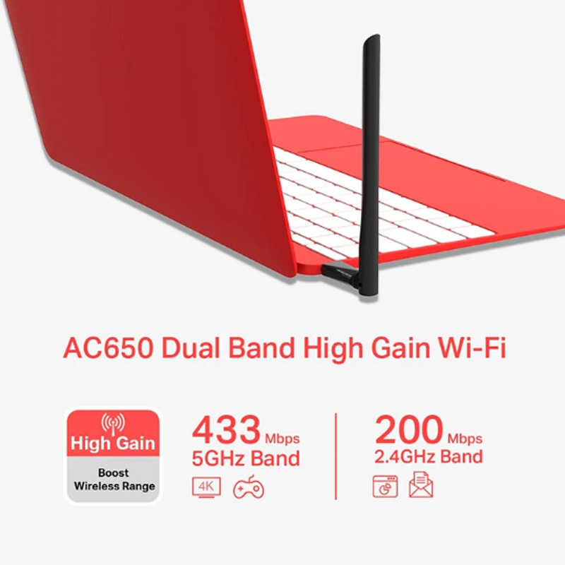 Picture of MERCUSYS MU6H AC650 Mbps Dual-Band Wi-Fi USB Adapter