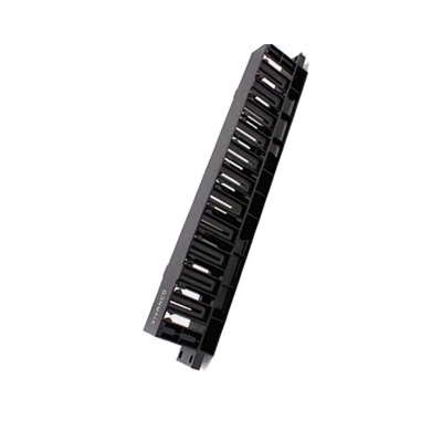 Picture of Vivanco 1U Horizontal Finger Duct Cable Management #VCCPCMP1