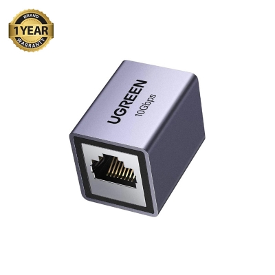 Picture of Ugreen NW261 (15117) CAT-7 RJ45 Female to Female Space Gray Coupler #15117 (1 Pcs)