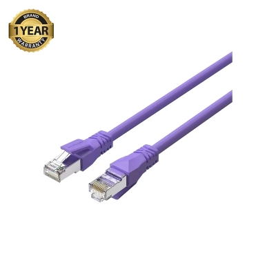 Picture of Vention IBMVJ Cat-6A SFTP, 5 Meter, Purple Network Cable #IBMVJ Patch Cable