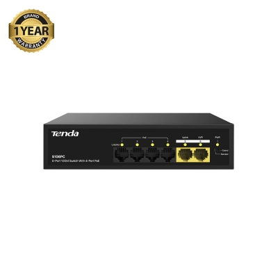 Picture of Tenda S106PC 6 Por Unmanaged Desktop Switch