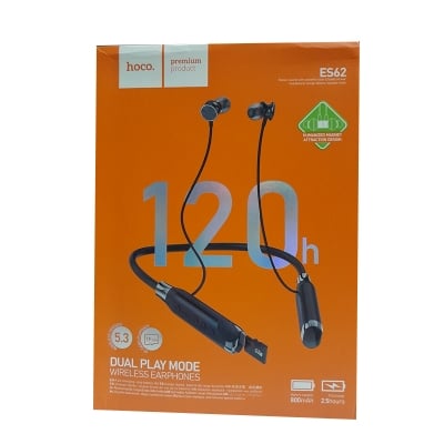 Picture of HOCO ES62 Pretty Dual Play Mode Neckband Bluetooth Earphone(Black)