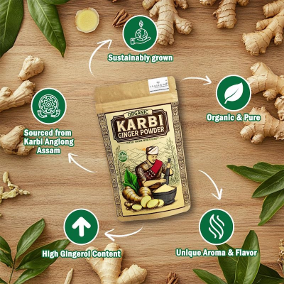 Picture of Organic karbi ginger powder -100gm