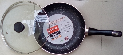 Picture of Prestiege INDUCTION Fry pan 28 cm with glass lid(Grey)