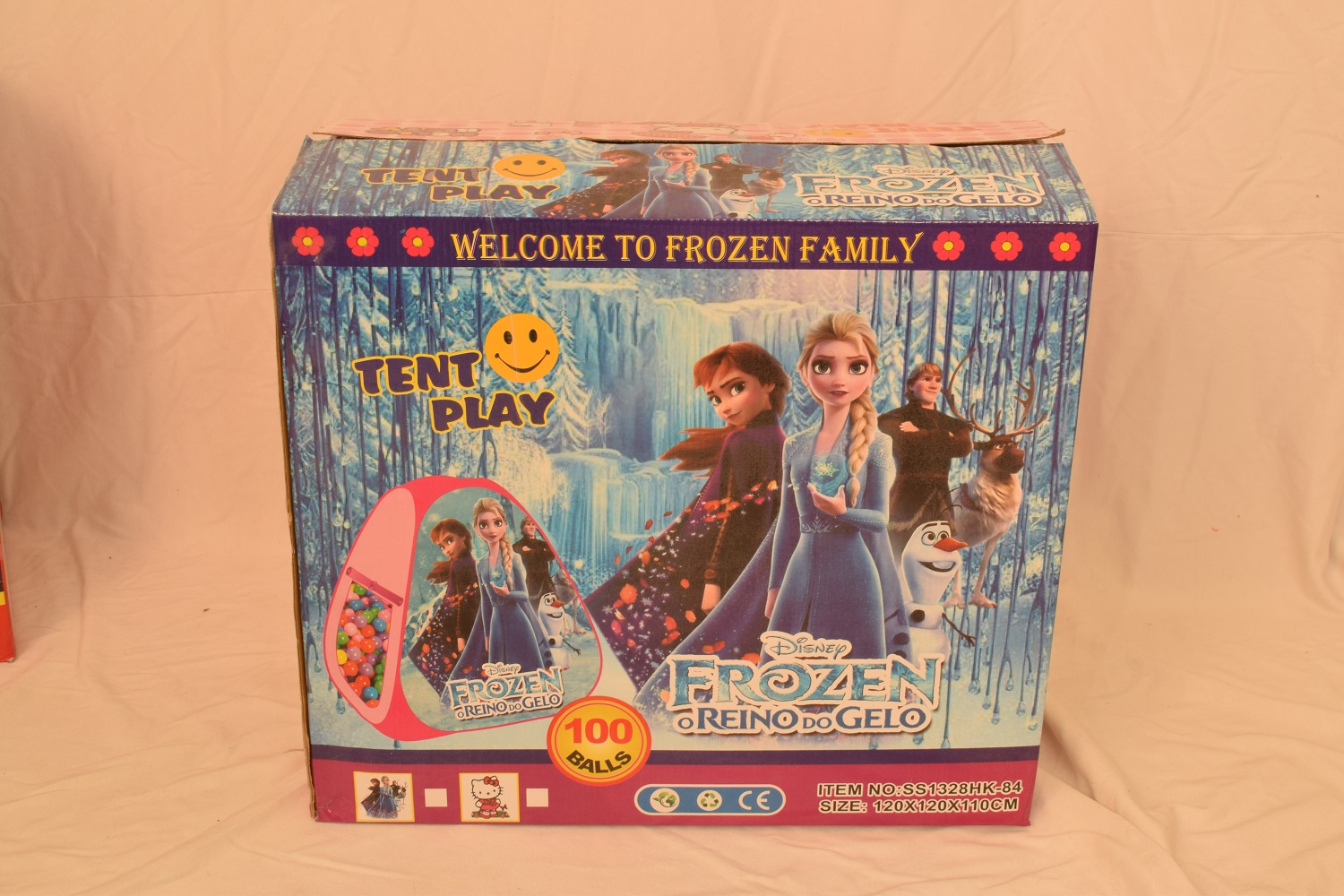 Picture of Frozen Tent House 100 Balls (Multicolour)(Multicolor)