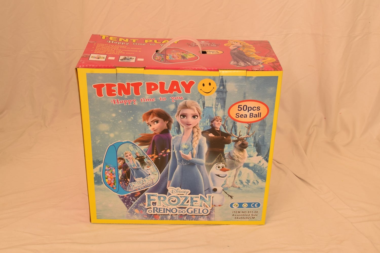 Picture of Frozen Tent House 50 Balls (Multicolour)(Multicolor)
