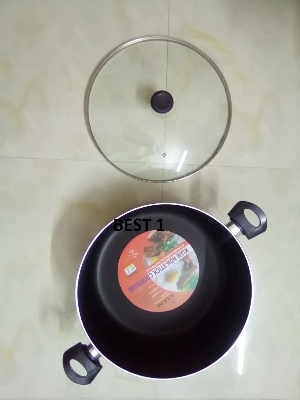 Picture of Kiam Non Stick Casserole (Sauce Pan) With Glass Lid 36cm(Multicolor)