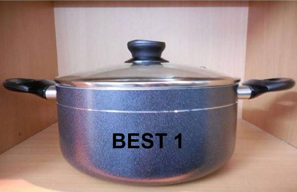 Picture of Kiam Non Stick Casserole (Sauce Pan) With Glass Lid 32CM(Multicolor)