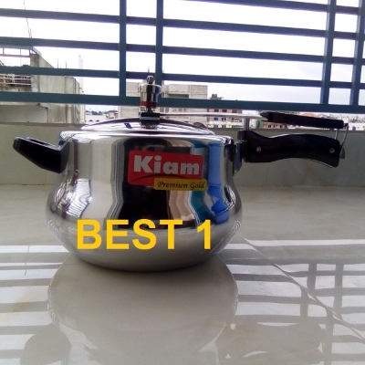 Picture of Kiam Premium Gold Pressure Cooker 5.5 Litre(Multicolor)