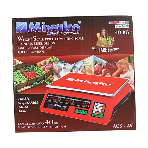 Picture of Miyako Weight Scale ACS-A9 (2GM TO 40KG)(Multicolor)