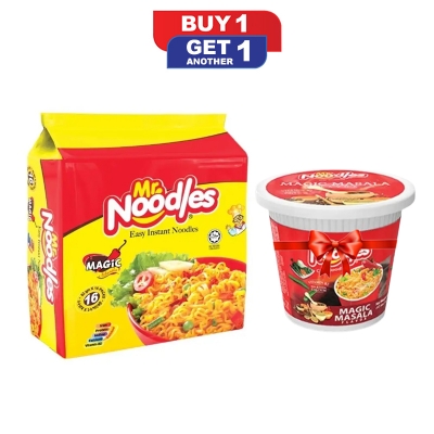 Picture of Mr. Noodles Magic Masala Noodles 16pcs Family Pack