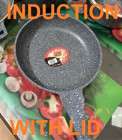 Picture of Kiam Die-casting 24cm Frypan With Glass Lid (Induction)(DIECAST24)