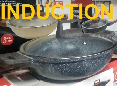 Picture of Kiam Die-casting 24cm Karai With Glass Lid (Induction)(DIECAST24)