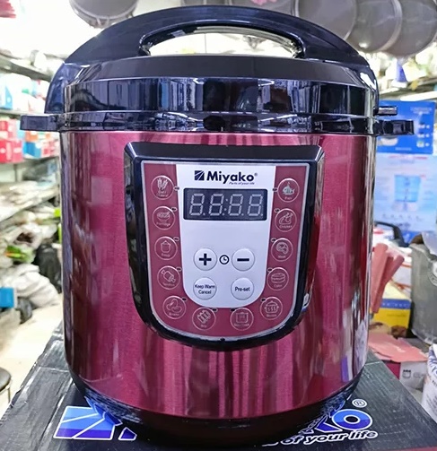Picture of Miyako 10 Liter Electric Pressure Cooker EPC-1017 With 12 Cooking Setup(Multicolor)